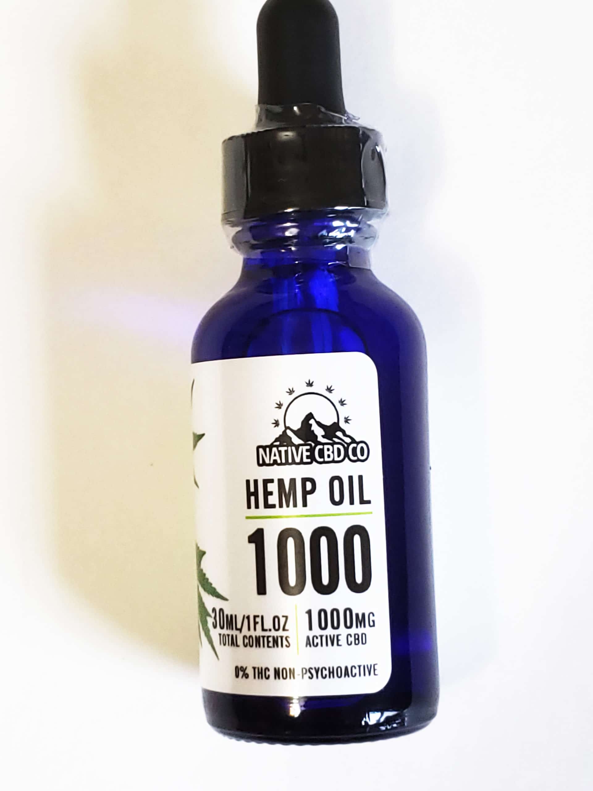 1000mg Cbd Isolate Tincture Oil Native Cbd Co